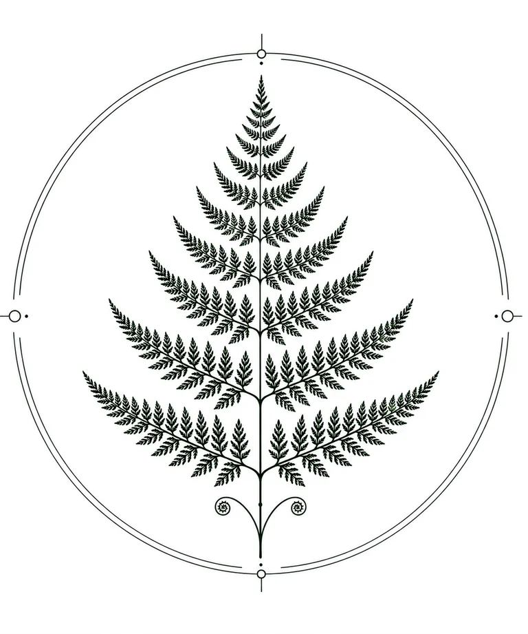 Fern artwork representing Norvian's Northern Flora collection.